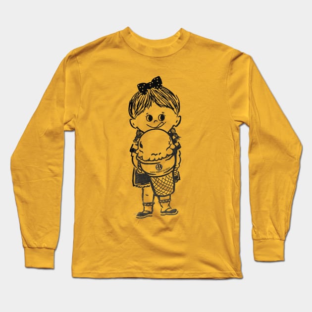 Ice Cream Girl Long Sleeve T-Shirt by offsetvinylfilm